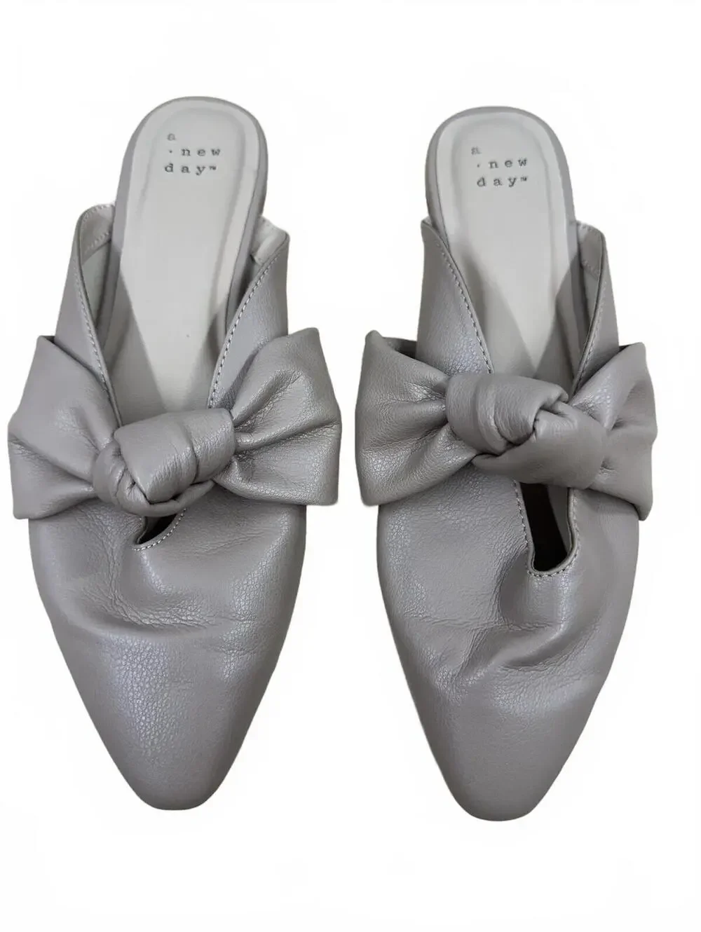 A New Day Taupe Slip On Bow Flats